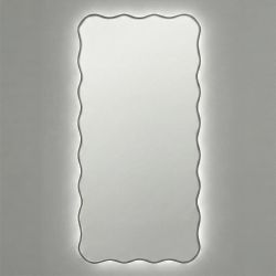 Фантазия (Fancy) L LED Серебро Зеркало с подсветкой 60*120 см