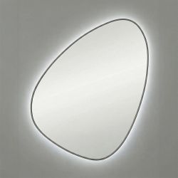 Стен (Sten) S LED Серебро Зеркало с подсветкой 66*83см