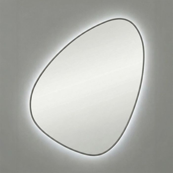 Стен (Sten) S LED Серебро Зеркало с подсветкой 66*83см