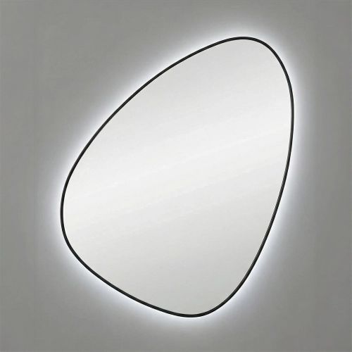 Стен (Sten) S LED Черный Зеркало с подсветкой 66*83см