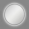 Ала (Ala) M LED Черный Зеркало с подсветкой Ø70 см