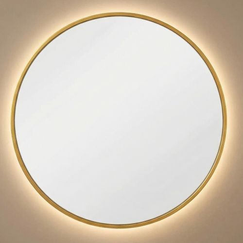 Ала (Ala) L LED Золото Зеркало с подсветкой Ø90 см