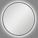 Ала (Ala) L LED Черный Зеркало с подсветкой Ø90 см