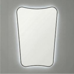 Небо (Sky) M LED Серебро Зеркало с подсветкой 45/60*85 см