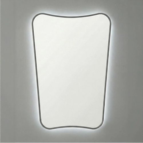 Небо (Sky) M LED Серебро Зеркало с подсветкой 45/60*85 см