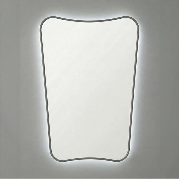 Небо (Sky) M LED Серебро Зеркало с подсветкой 45/60*85 см