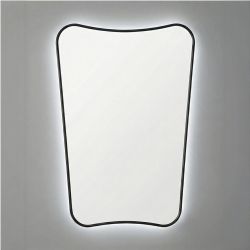 Небо (Sky) M LED Черный Зеркало с подсветкой 45/60*85 см