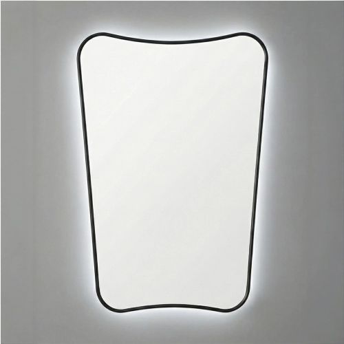 Небо (Sky) M LED Черный Зеркало с подсветкой 45/60*85 см