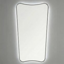 Небо (Sky) L LED Серебро Зеркало с подсветкой 45/65*130 см