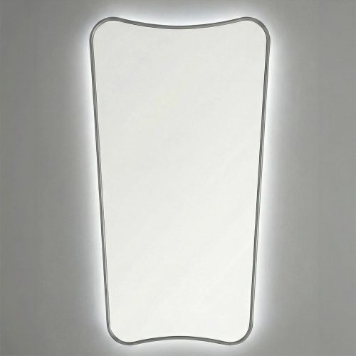 Небо (Sky) L LED Серебро Зеркало с подсветкой 45/65*130 см