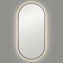 Капсула (Kapsel) M LED Черный Зеркало с подсветкой 45*95 см