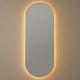Капсула (Kapsel) L LED Золото Зеркало с подсветкой 50*135 см