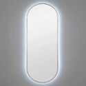 Капсула (Kapsel) L LED Серебро Зеркало с подсветкой 50*135 см