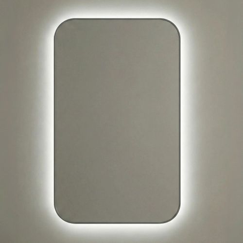 Смарт (Smart) M LED Серебро Зеркало с подсветкой 60*90 см