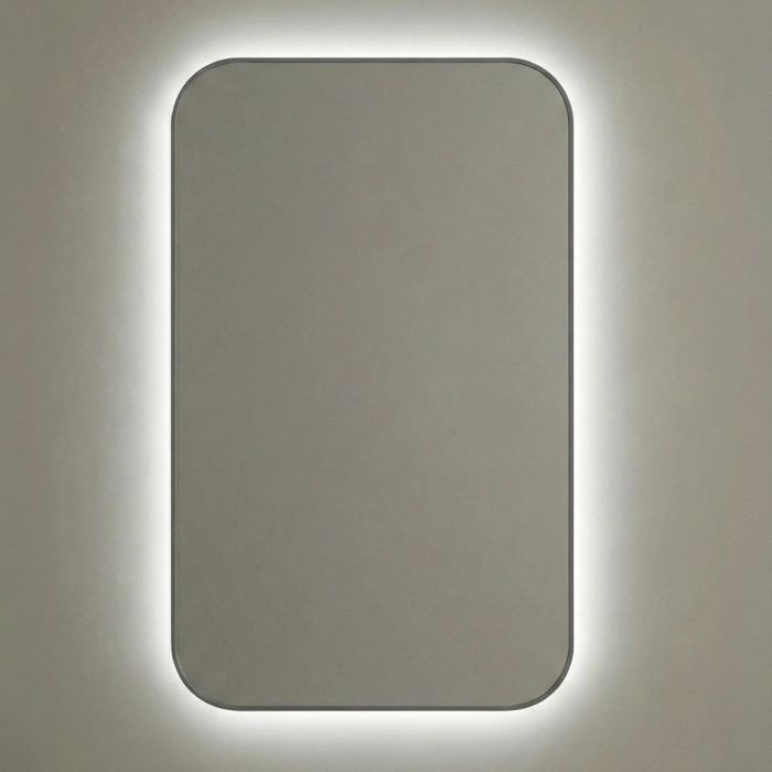 Смарт (Smart) M LED Серебро Зеркало с подсветкой 60*90 см