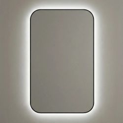 Смарт (Smart) M LED Черный Зеркало с подсветкой 60*90 см