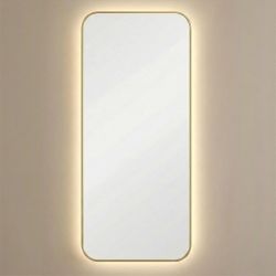 Смарт (Smart) L LED Золото Зеркало с подсветкой 60*120 см