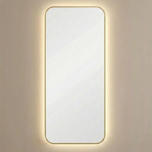 Смарт (Smart) L LED Золото Зеркало с подсветкой 60*120 см