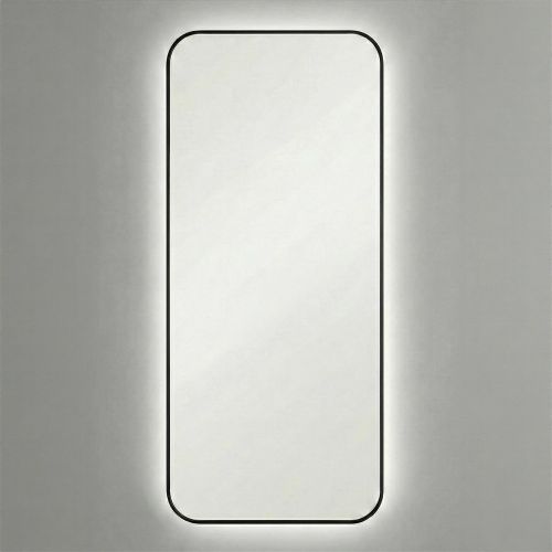 Смарт (Smart) L LED Черный Зеркало с подсветкой 60*120 см