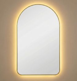 Арка (Arch) M LED Золото Зеркало с подсветкой 60*97 см