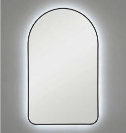 Арка (Arch) M LED Черный Зеркало с подсветкой 60*97 см