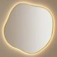 Органик (Organic) L LED Золото Зеркало с подсветкой Ø91 см