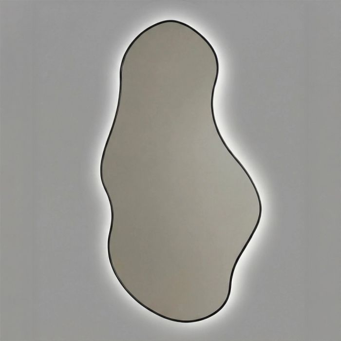 Озеро (Lake) LED Черный Зеркало с подсветкой 58*110 см