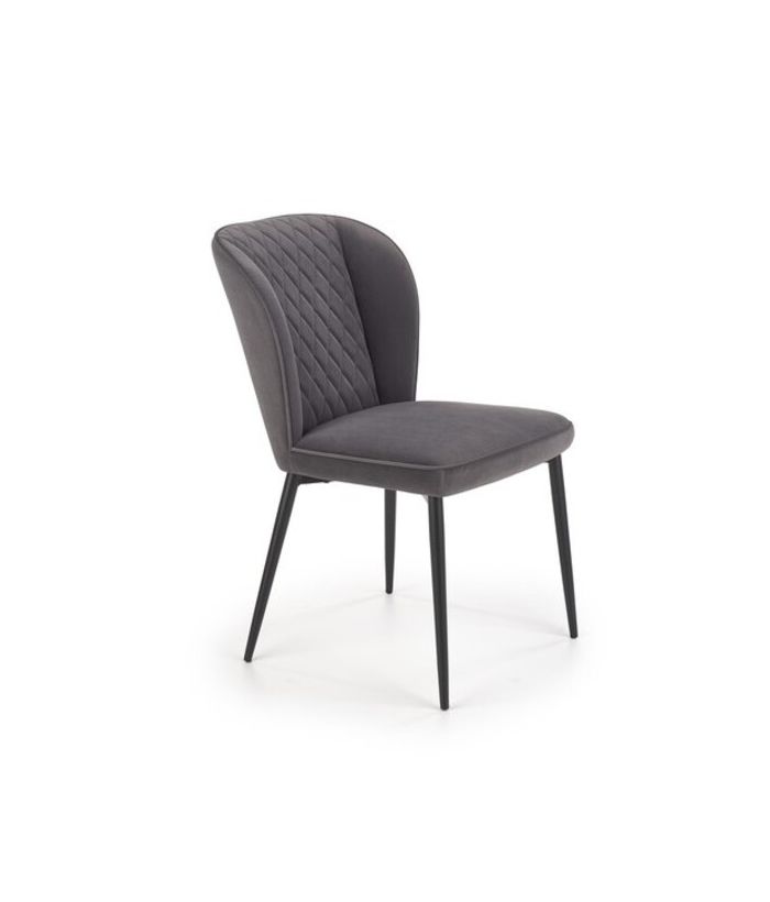 Стул HALMAR K399 серый/черный