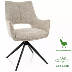 Стул SIGNAL FINO II Noelle 30 бежевый/черный, поворотный