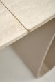 Стол обеденный HALMAR HILARIO светлый травертин/кашемир 180-260/90