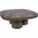 Стол журнальный SIGNAL STELLA A Ceramic черный Vulcano/медный 100/100