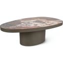 Стол журнальный SIGNAL GUSTO A Ceramic коричневый Patagonia/медный 118/73