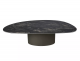 Стол журнальный SIGNAL BELLO A Ceramic черный Vulcano/медный 140/80