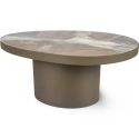 Стол журнальный SIGNAL GUSTO B Ceramic коричневый Patagonia/медный 98/73