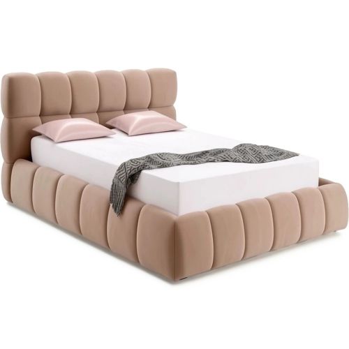 Кровать SIGNAL PARMA Velvet Bluvel 40 темно-бежевый 140/200