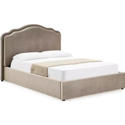 Кровать SIGNAL FLORENCJA Velvet Bluvel 40 темно-бежевый 160/200