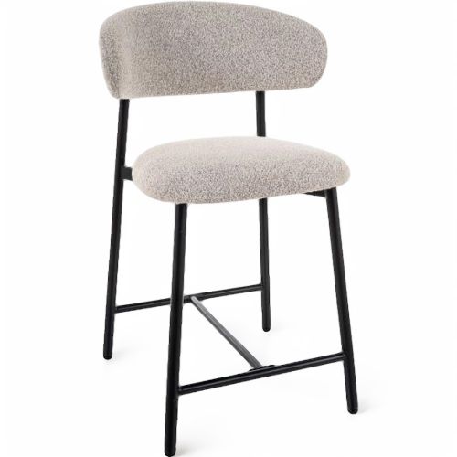 Стул барный SIGNAL ELTON H-2 t.231 бежевый/черный