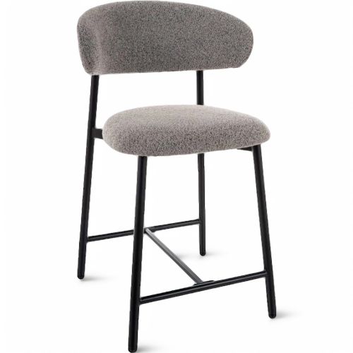 Стул барный SIGNAL ELTON H-2 t.232 серый/черный