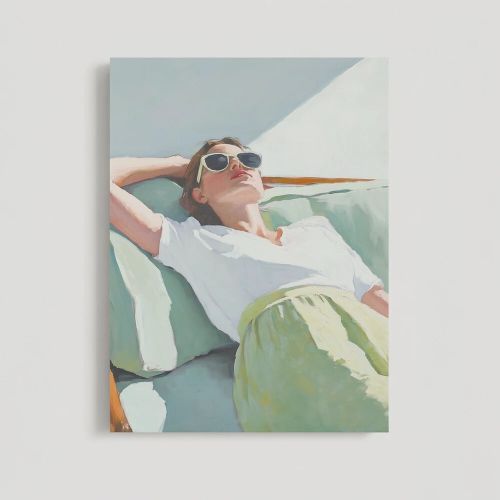 Интерьерная картина “Poolside Lounger”