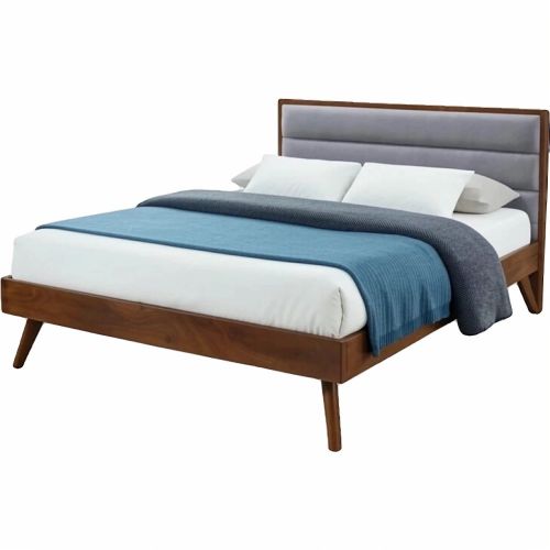 Кровать Halmar ORLANDO 160 (серый/орех)