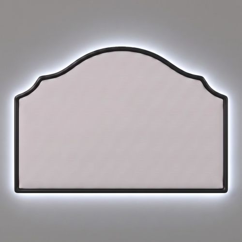Антика (Antika) L LED Черный Зеркало в раме с подсветкой 120*80см