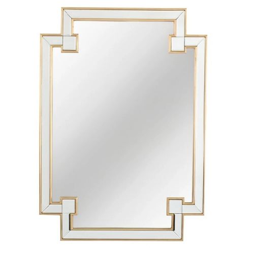 Лестер (Lester) Золото Зеркало в раме 70*100 см