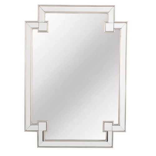 Лестер (Lester) Серебро Зеркало в раме 70*100 см