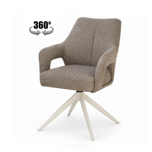 Стул SIGNAL OLSEN Leo 32 темно-бежевый/кашемир, поворотный