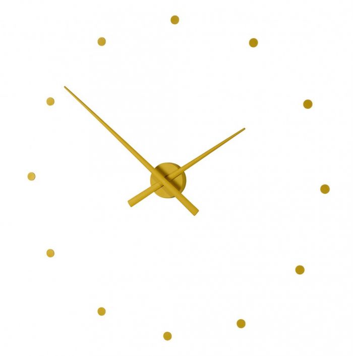 Часы Nomon OJ mini MUSTARD("горчичный" цвет), d50см