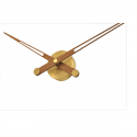 Часы Nomon AXIOMA GOLD N, полированная латунь/орех, d105см