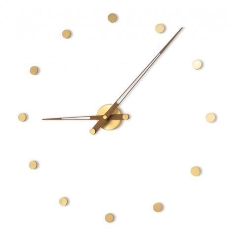 Часы Nomon Rodon 12 Gold N, walnut, d70 см