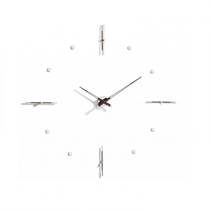 Часы Nomon MIXTO N 125 WENGE/CHROME, d125см