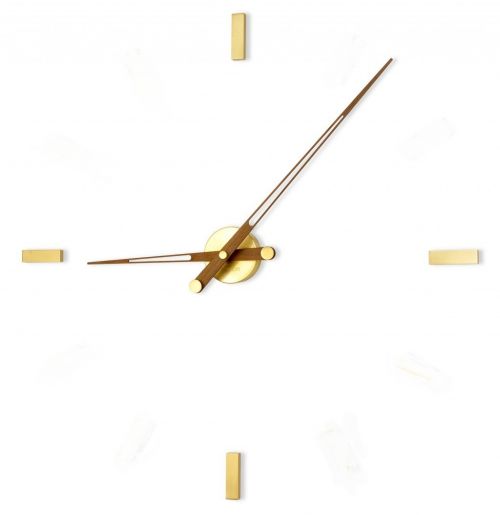 Часы Nomon Tacon 4 Gold N, walnut, d105см