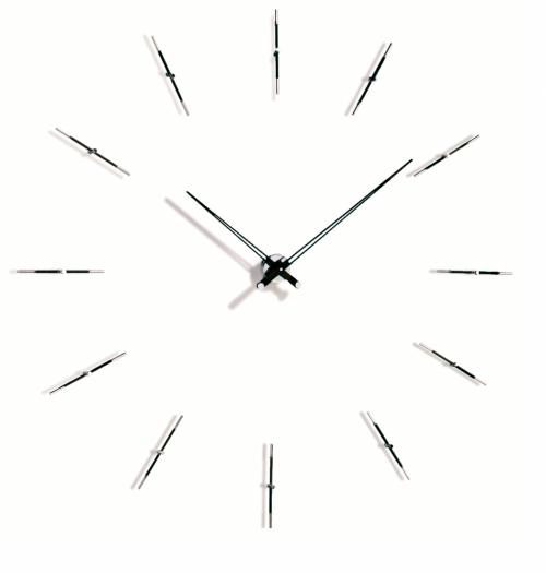 Часы Nomon MERLIN 12N 125 WENGE/CHROME, d125см